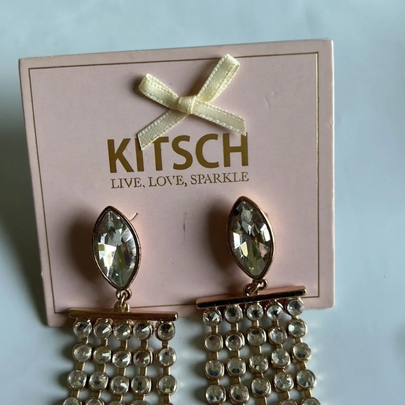NWOT Kirsch Live,Love,Sparkle earrings - Picture 4 of 7
